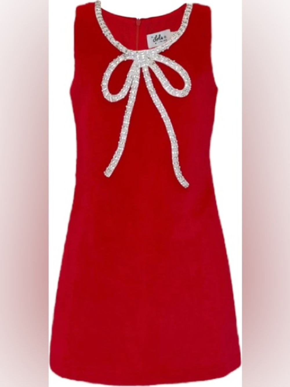 NWT Lola And The Boys - RED VELVET BOW PRINCESS DRESS, Sz 2T